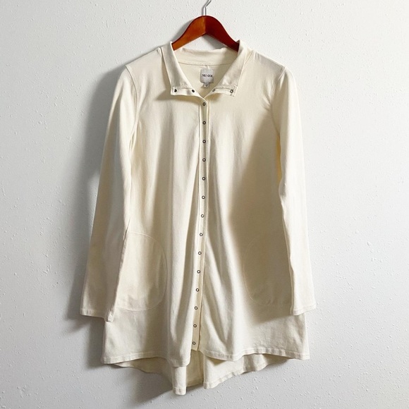 NIC + ZOE PERFECT KNIT SNAP JACKET - Picture 3 of 6